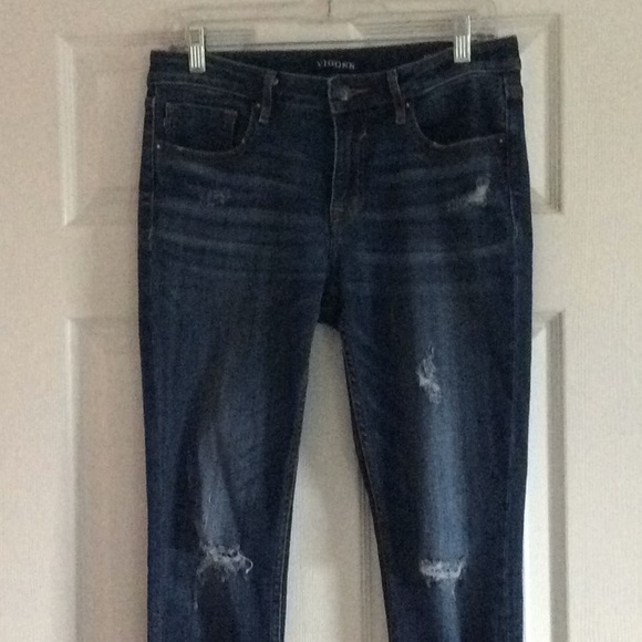 Vigoss Jagger Distressed Skinny Jeans, Size 29 - Picture 2 of 10